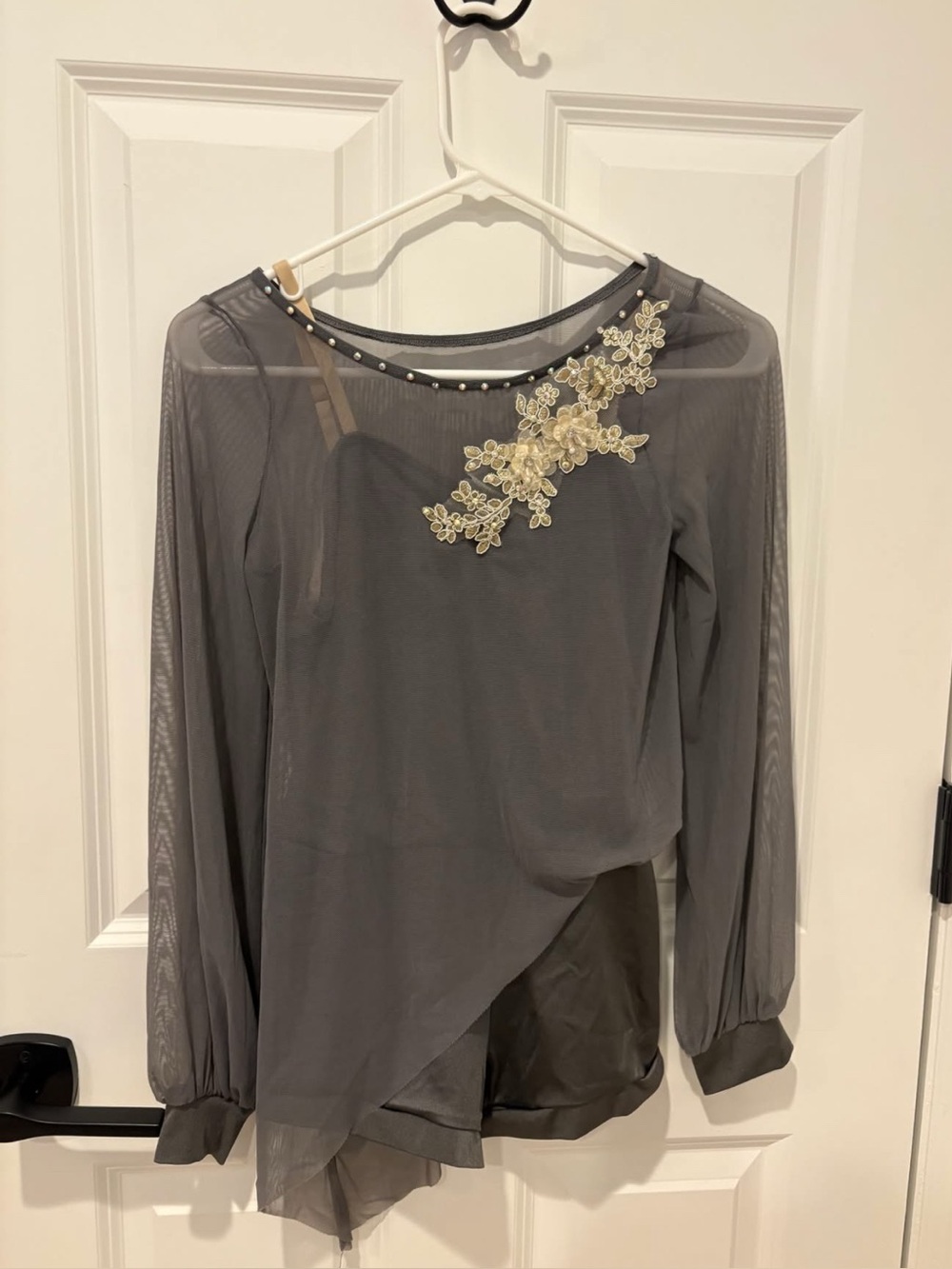 Weissman Grey Lyrical Costume Size Adult Small